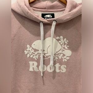 Roots Light Pink Sweatshirt with Logo